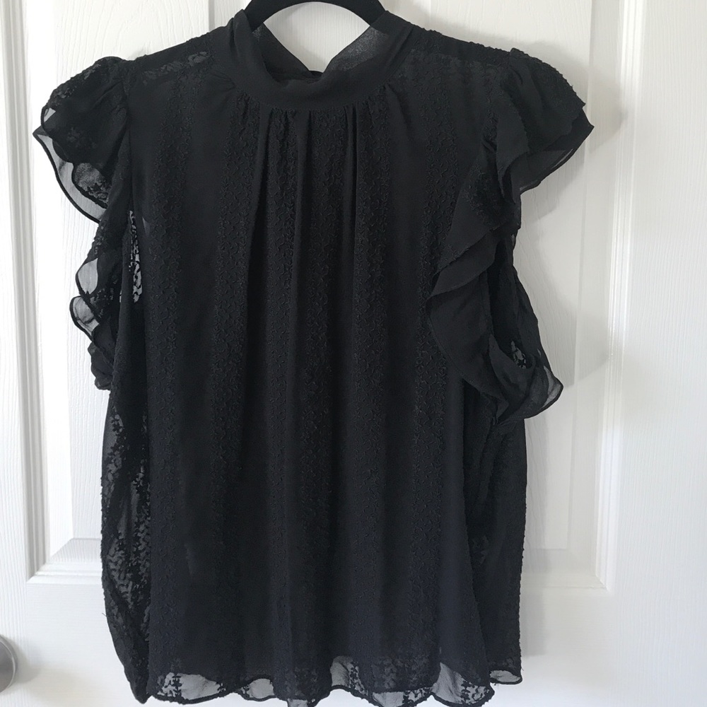 Ulla Johnson Heddy embroidered silk-georgette top